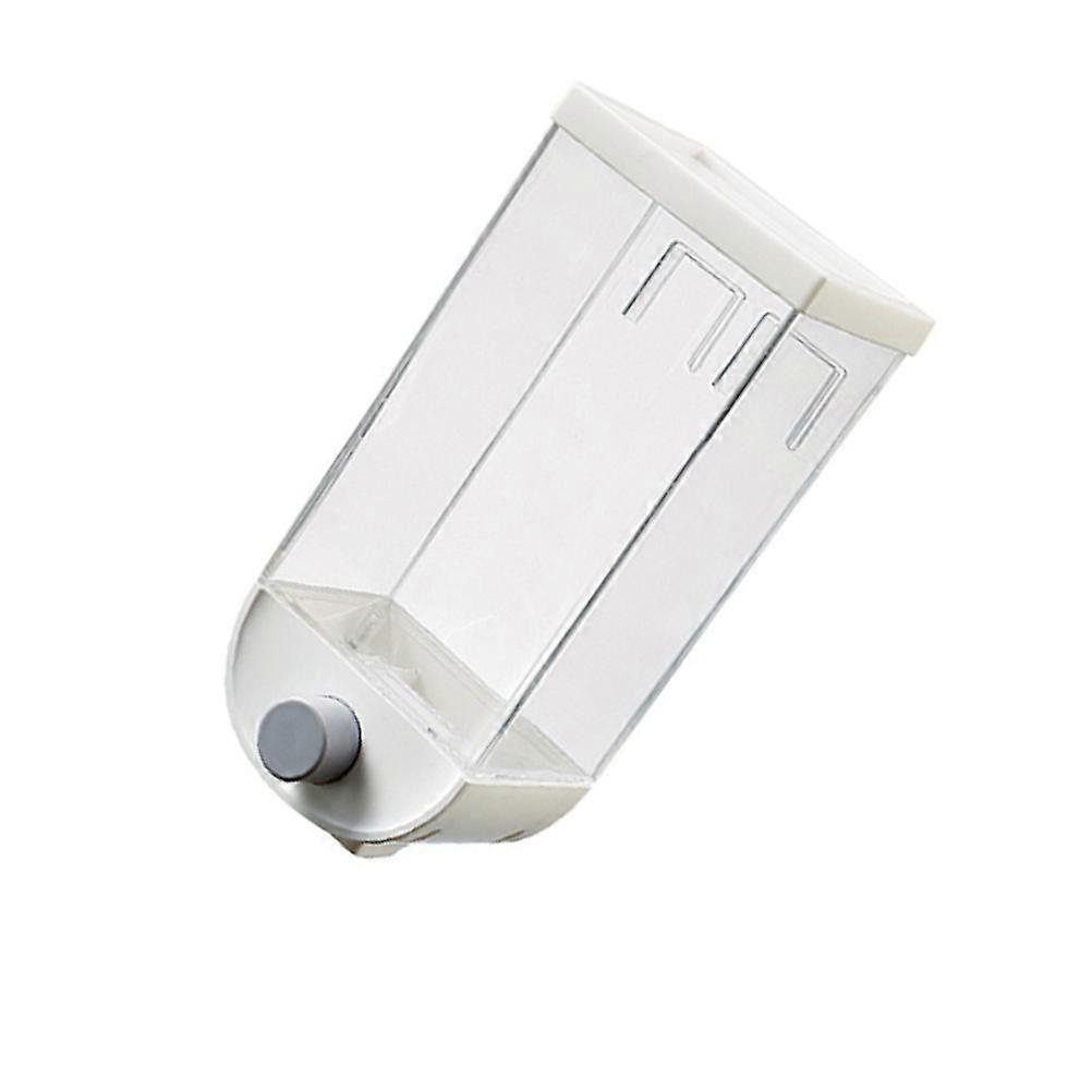 Storage Box Cereal Containers Storage Airtight 1500ml White Transparent Design Sealing Fresh-Keeping 1Pcs