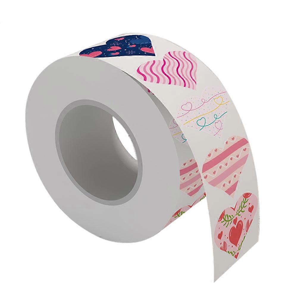 Romantic Gift Stickers for Valentine's Day Decor 3 Rolls Set