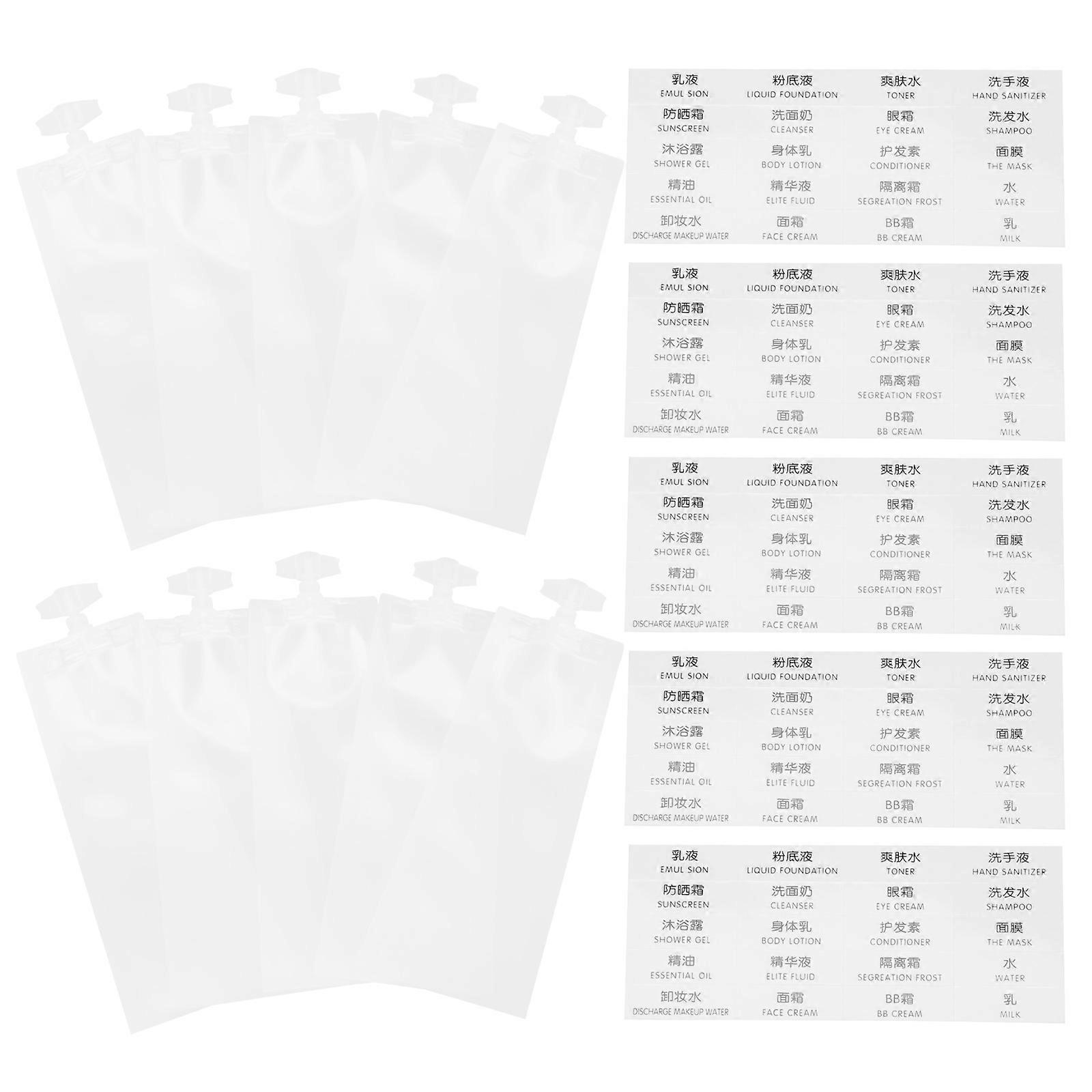 Cosmetics Storage Bags Suction Mouth for Storage 2Sets