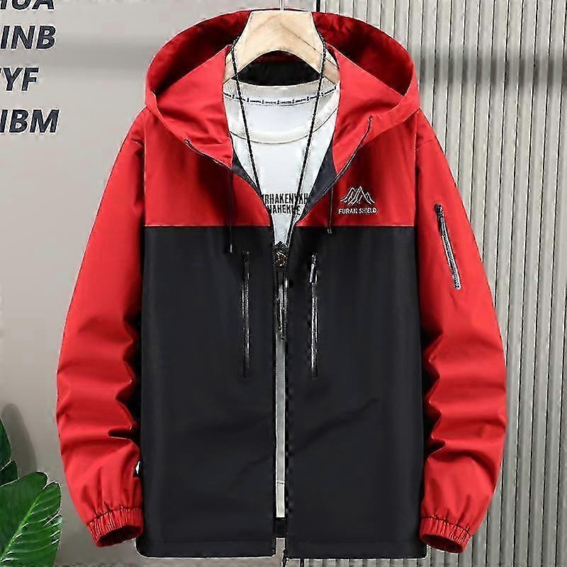 Plusstorlek 4XL-12XL Överdimensionerad trenchcoat för män Friluftskläder Mode Långärmad Vindjacka Herrjackor Med Huva 2025