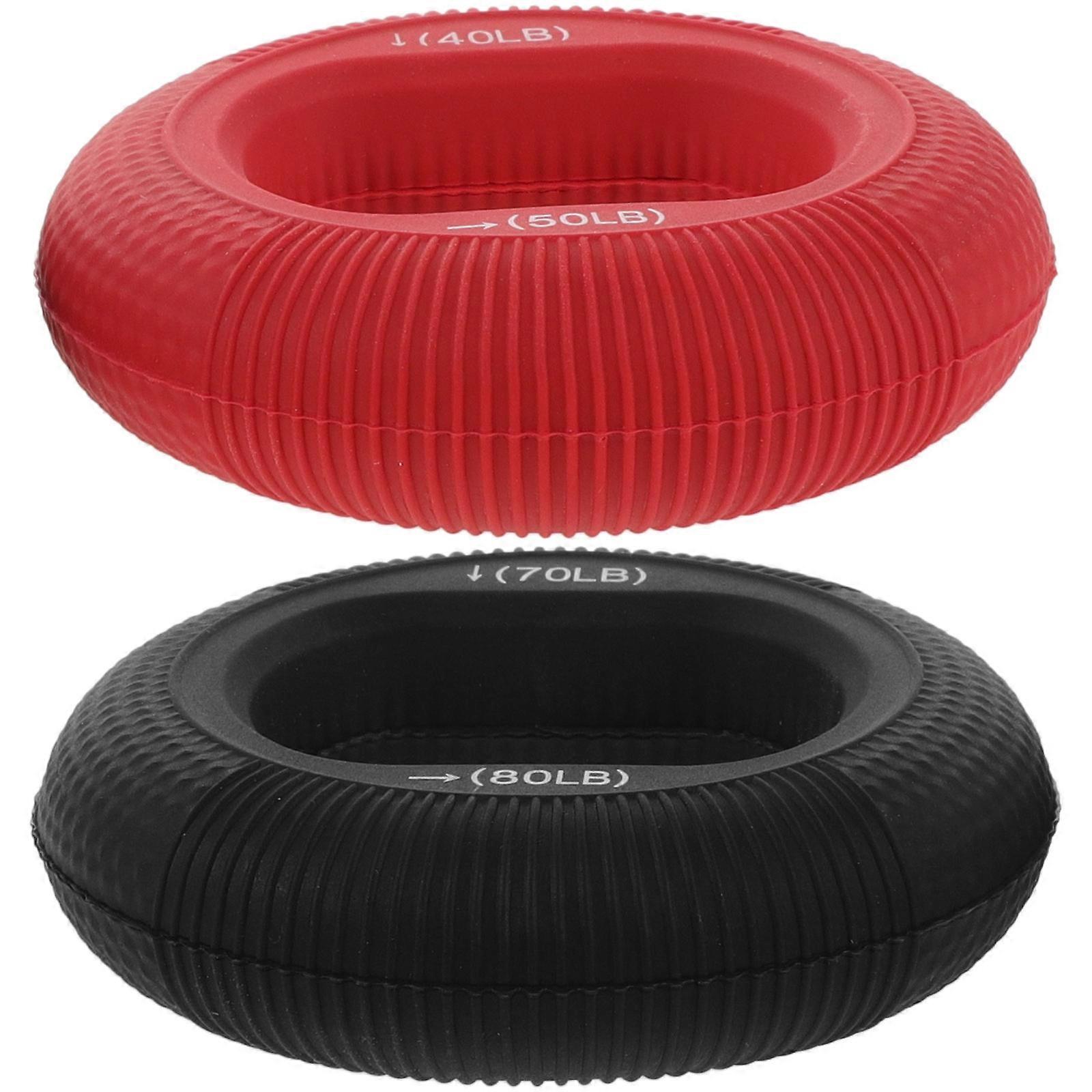 Silicone Grip Strengthener Hand Ring for Hand Grip Training 4Pcs