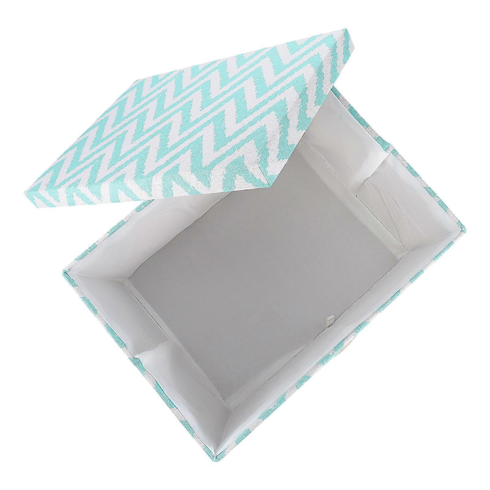 Convenient Storage Organizer Multifunctional Box Closet Blue 37X27X26CM Storage 1Set