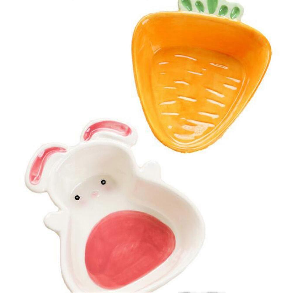 Appetizer Plate Ceramic Plate for Kitchen Use 1 Piece Orange Color