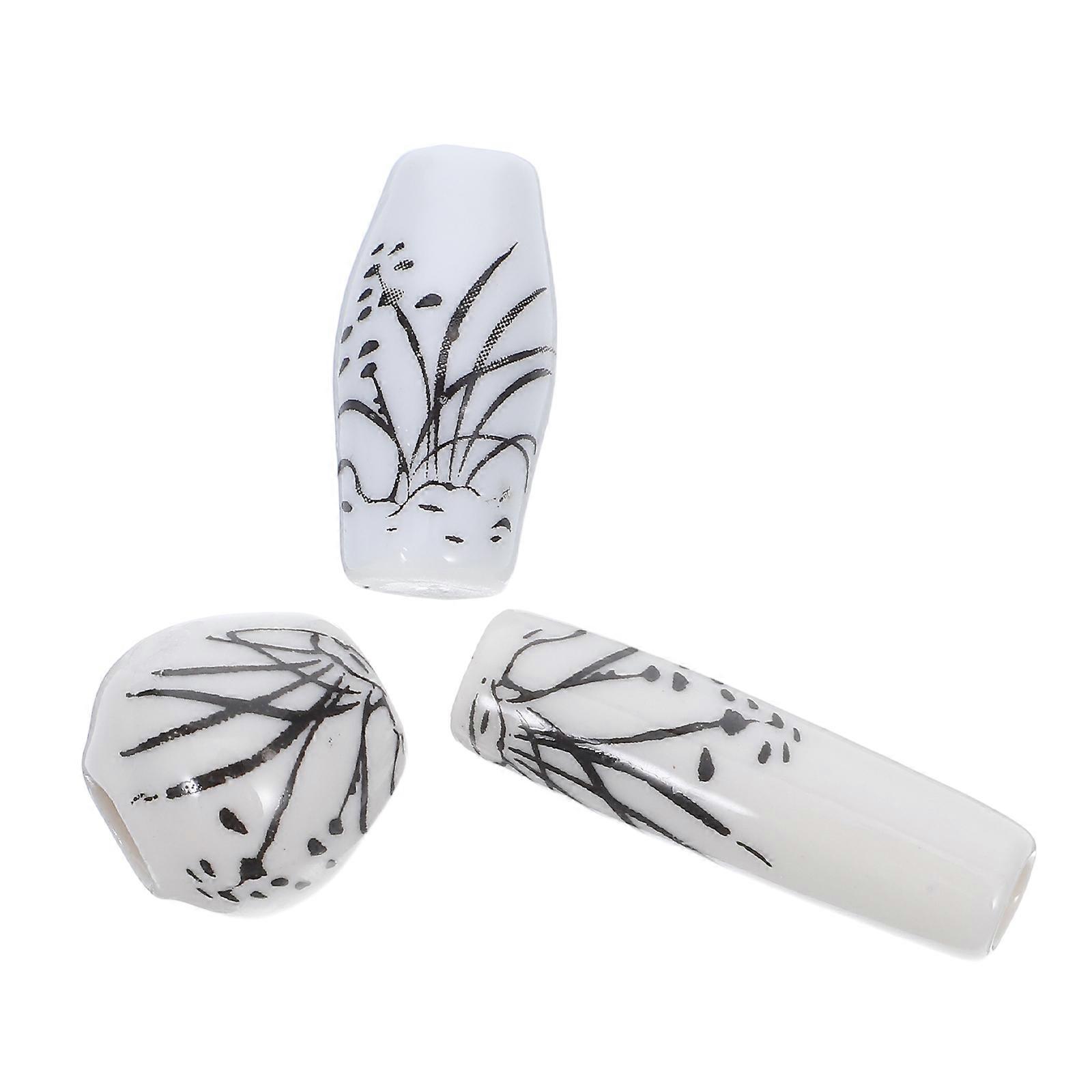 Mini House Vase Mini Flower Ceramic Vases for Decor 9 Pieces Set