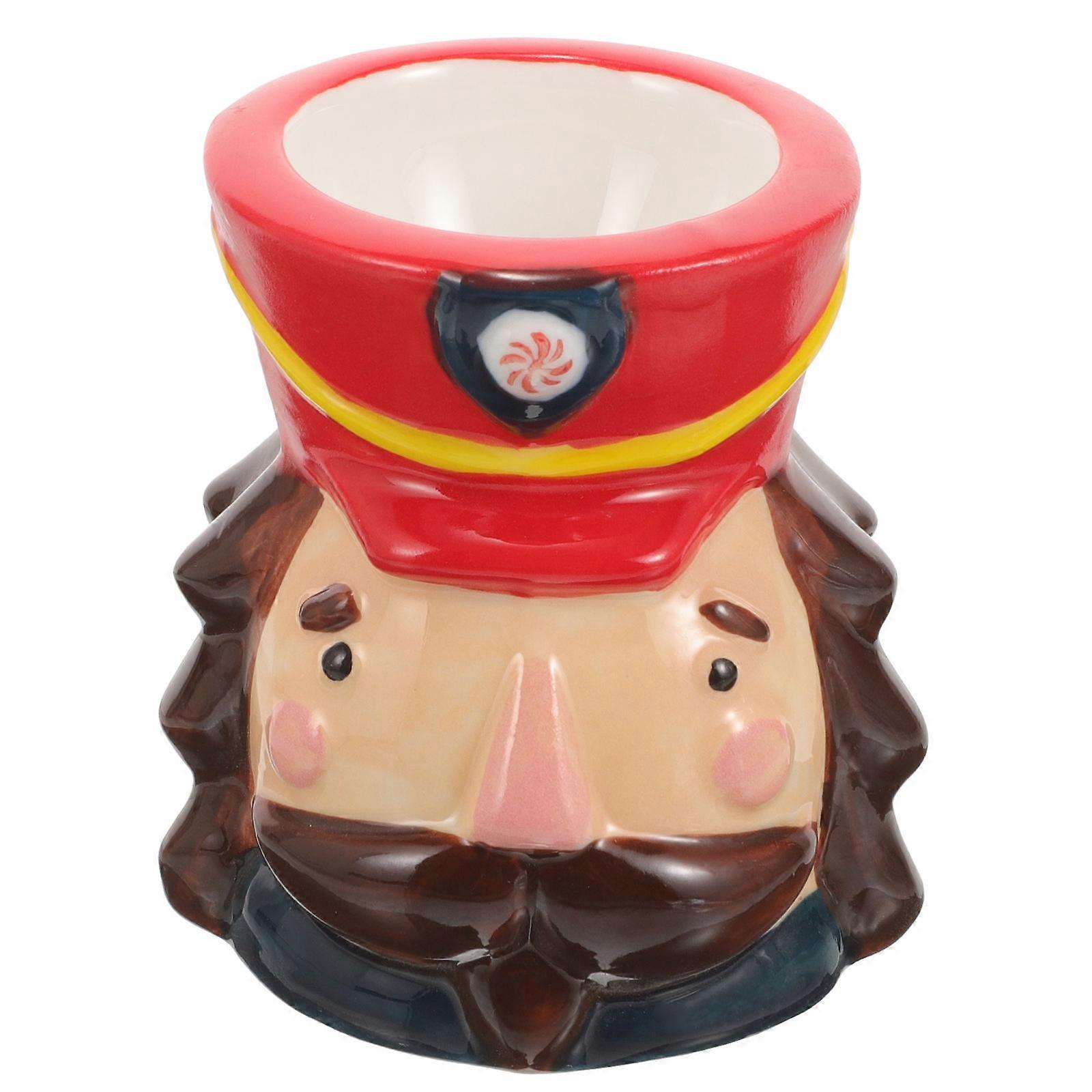 Multi Colored Ceramic Egg Rack Display Tool Designed For Dining Room Convenience 3Pcs