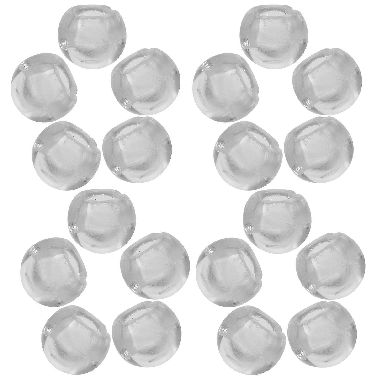 50Pcs Transparent Beaded Chain Stopper for Blind Control and Roller Shades