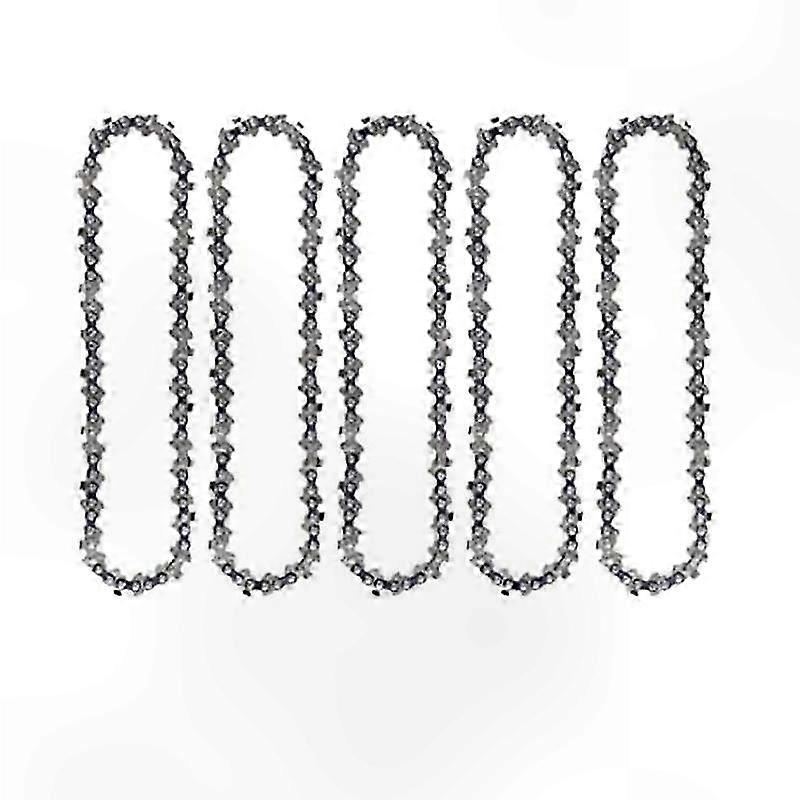 5-Pack 4" Replacement Chains for Mini Cordless Chainsaws Guide Bar Compatibility