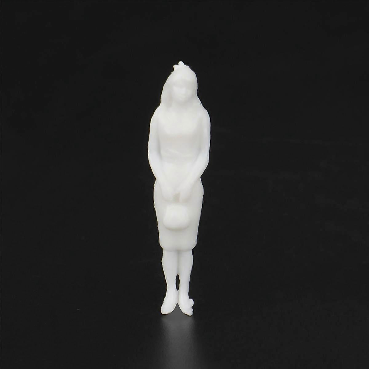 1:50 White Figures Architectural Model Human Scale HO Model ,10 Pcs