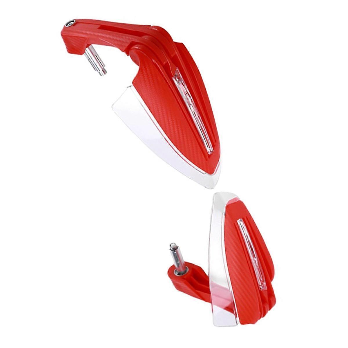 Motorcycle Hand Windproof Shield LED Turn Signal Lights Accessories