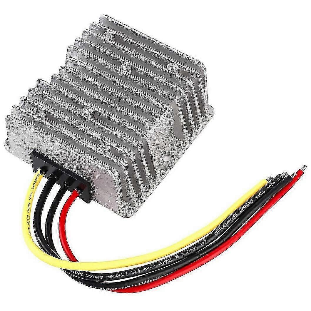 DC 24V to 48V 5A 240W Regulator Power Converter Waterproof Module Transcompatible withmer Suitable compatible with Golf Car