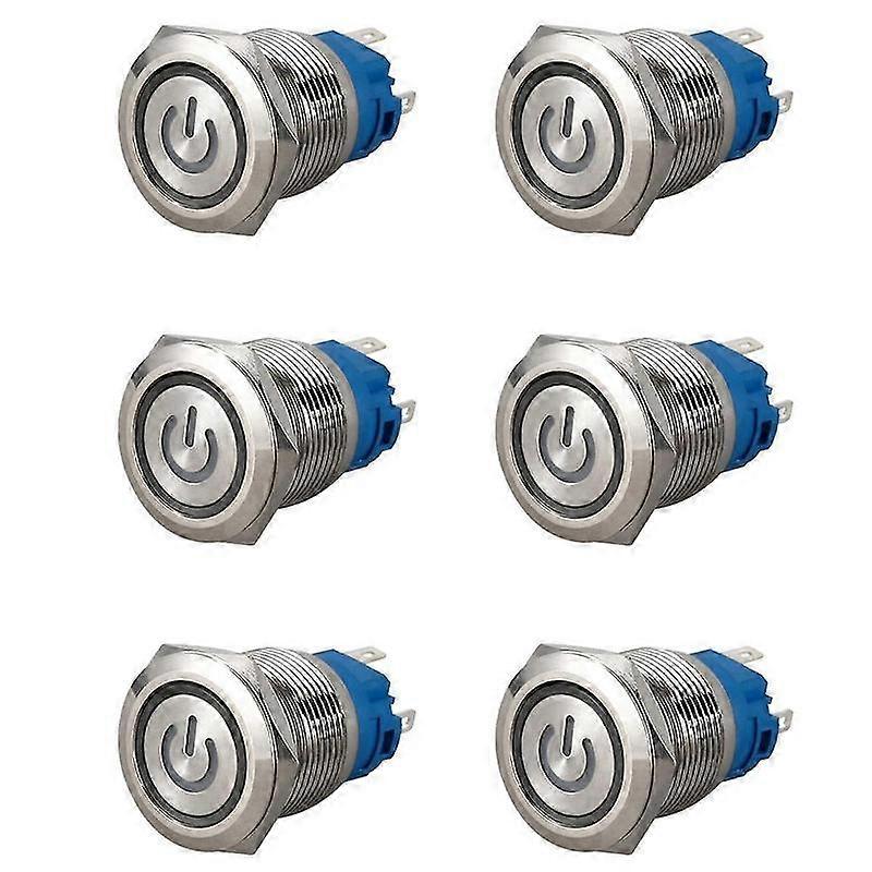 6X 220V Push Button Switch
