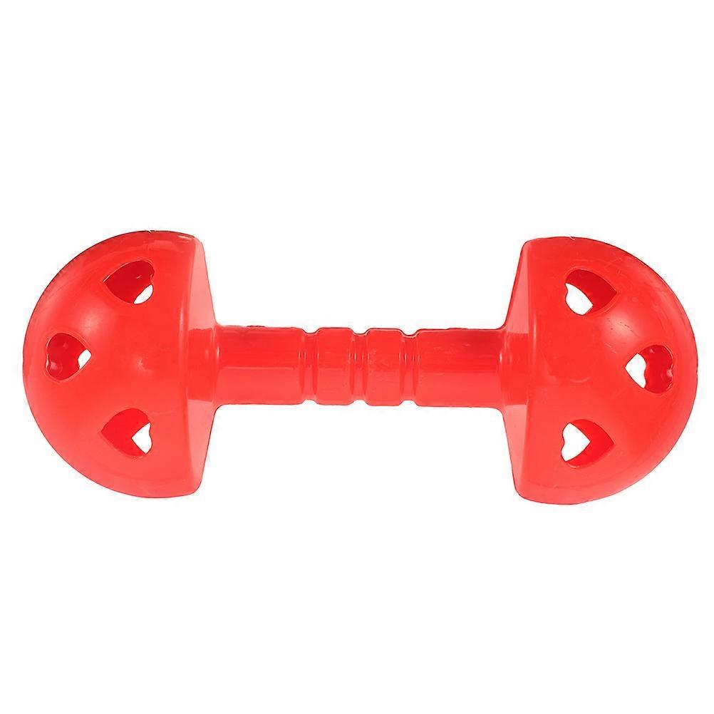 Dumbbells Kids Toy for Exercising Kids Dumbbell 1 Piece Red ABS Material
