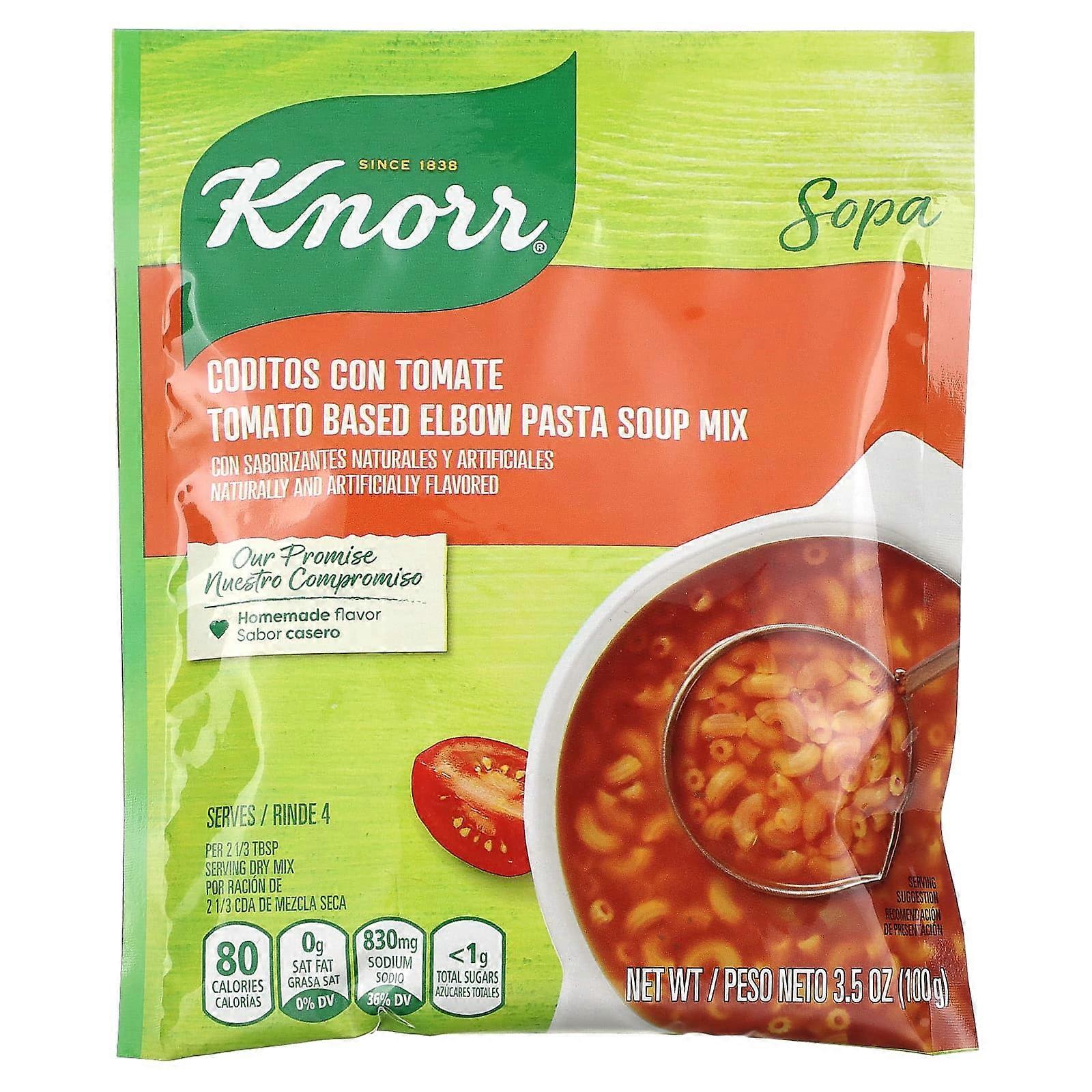 Tomato Based Elbow Pasta Soup Mix, 3.5 oz (100 g)