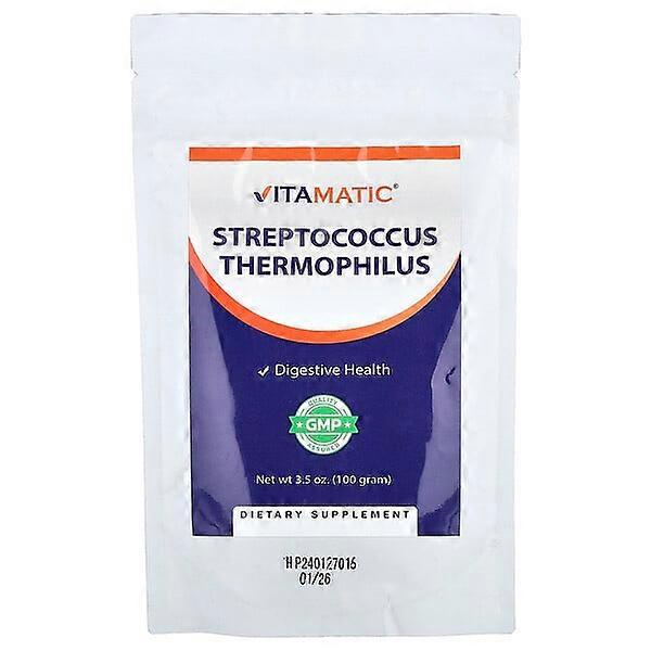 Vitamatic, Streptococcus Thermophilus, 3.5 oz (100 g)
