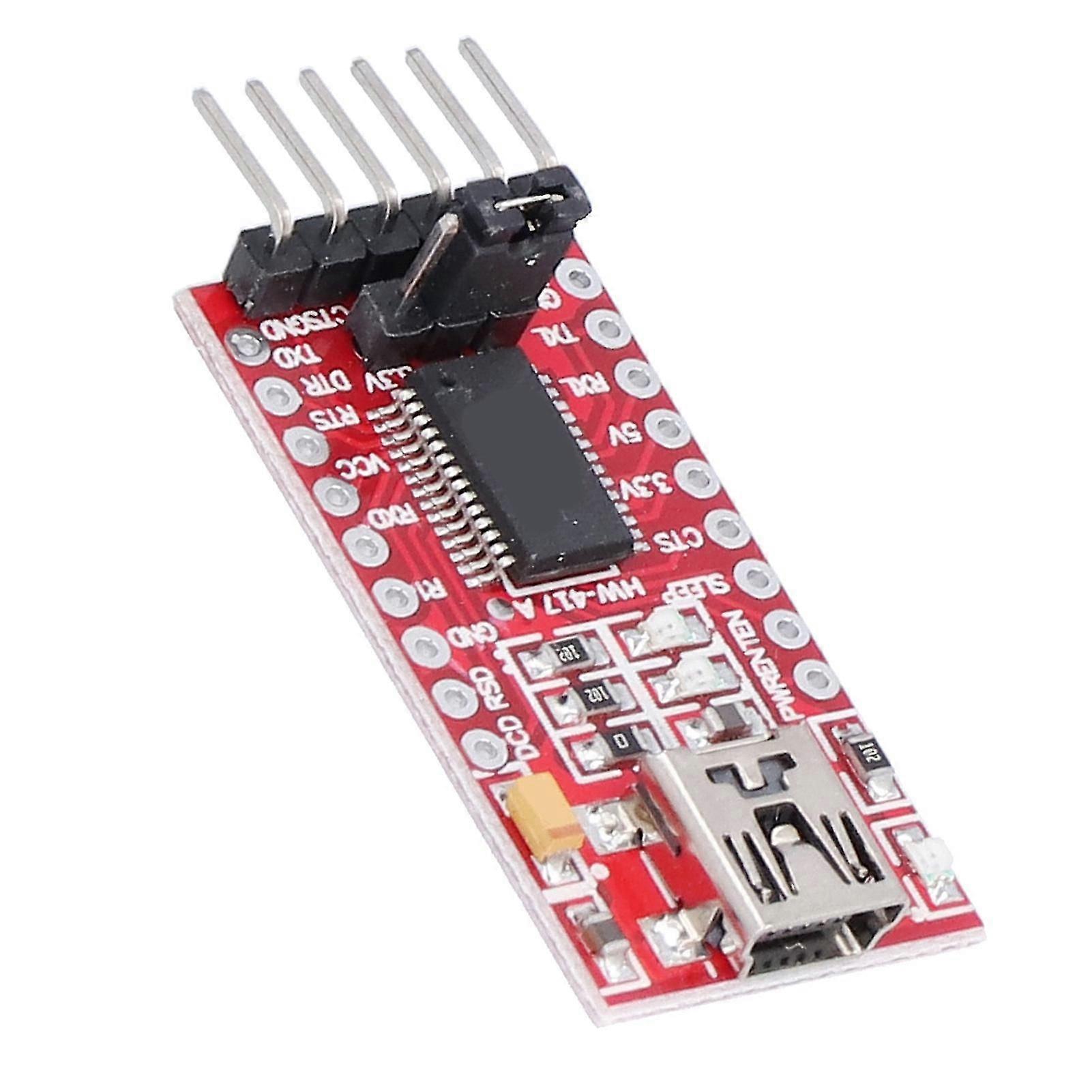 Industry USB to TTL Module Serial Converter Board FT232RL, 6 Pin Mini Port DC 3.3V 5V