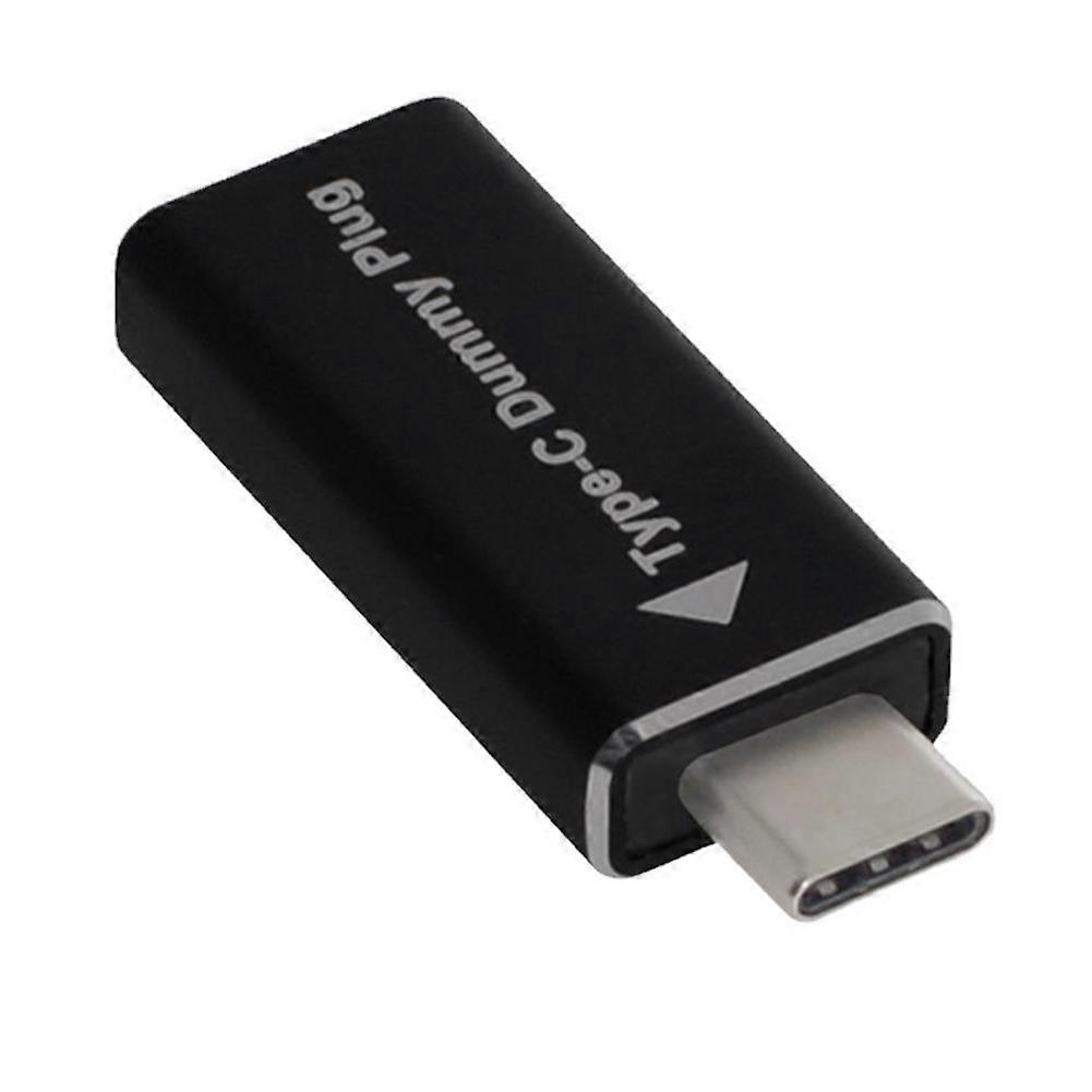 Wirtualny adapter wyświetlacza USB-C typu C DDC EDID, wtyczka zaślepka, emulator wyświetlacza Ghost bezgłowego, 1920x1080p@60Hz