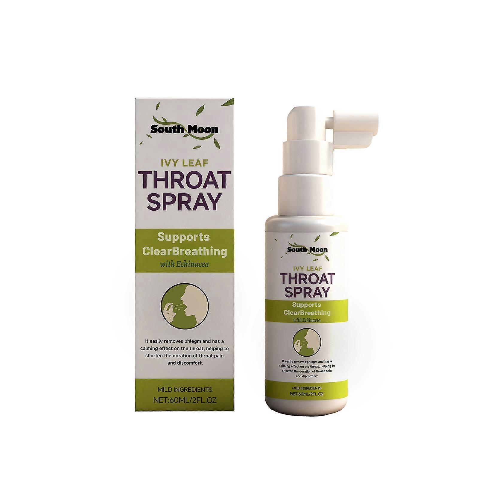 Long-Lasting Portable Throat Spray for Adults with Peppermints Leaf Extract Daily Skincare Routine