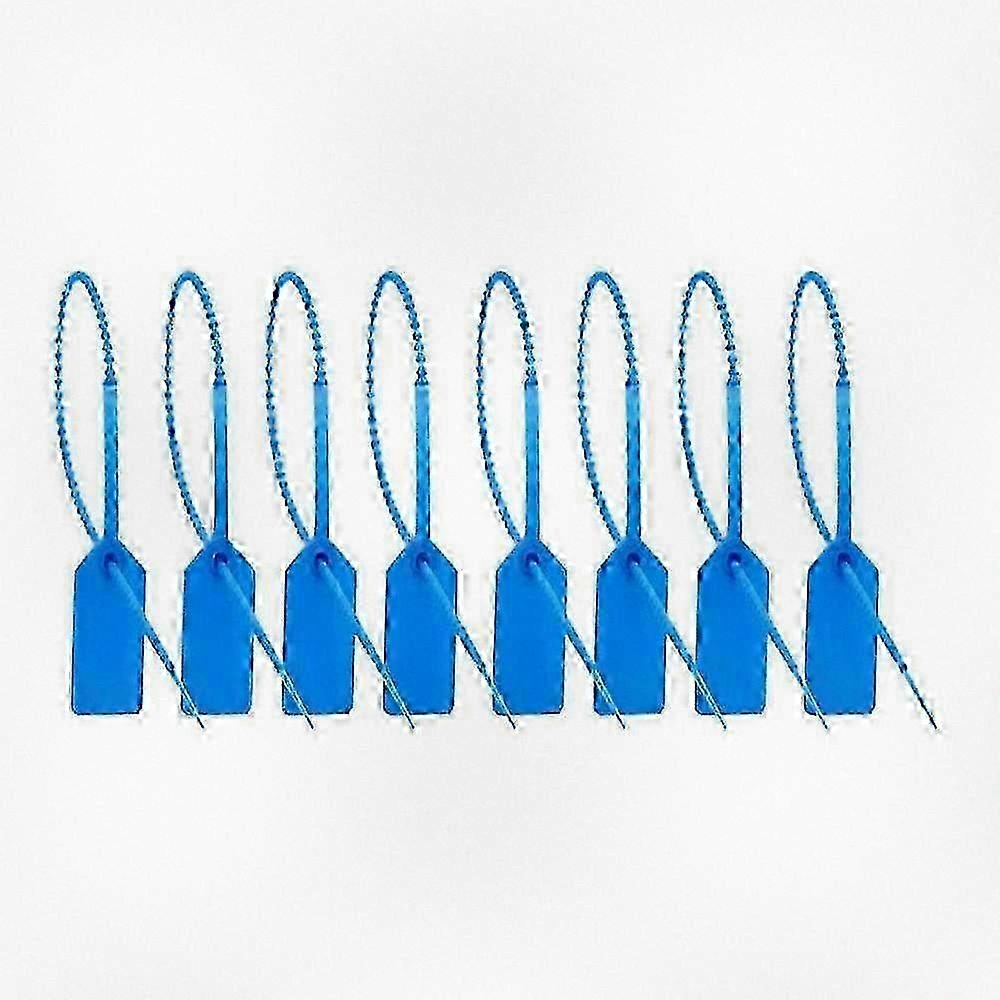100 Plastic Tamper Seals, Zip Ties for Fire Extinguishers, Secure Tags for Use with Fire Safety Devices, Disposable Self-Locking Ties 250Mm/
