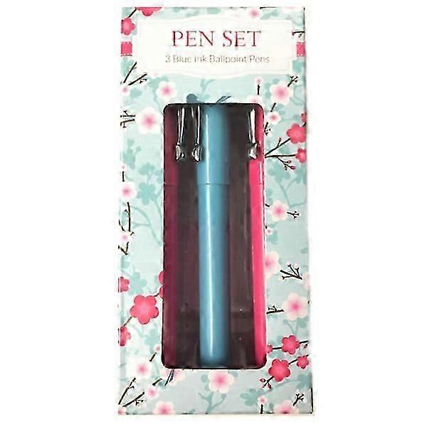Doodle Pen Cherry Blossom (3-pack) One Size Blue/Red/Pink