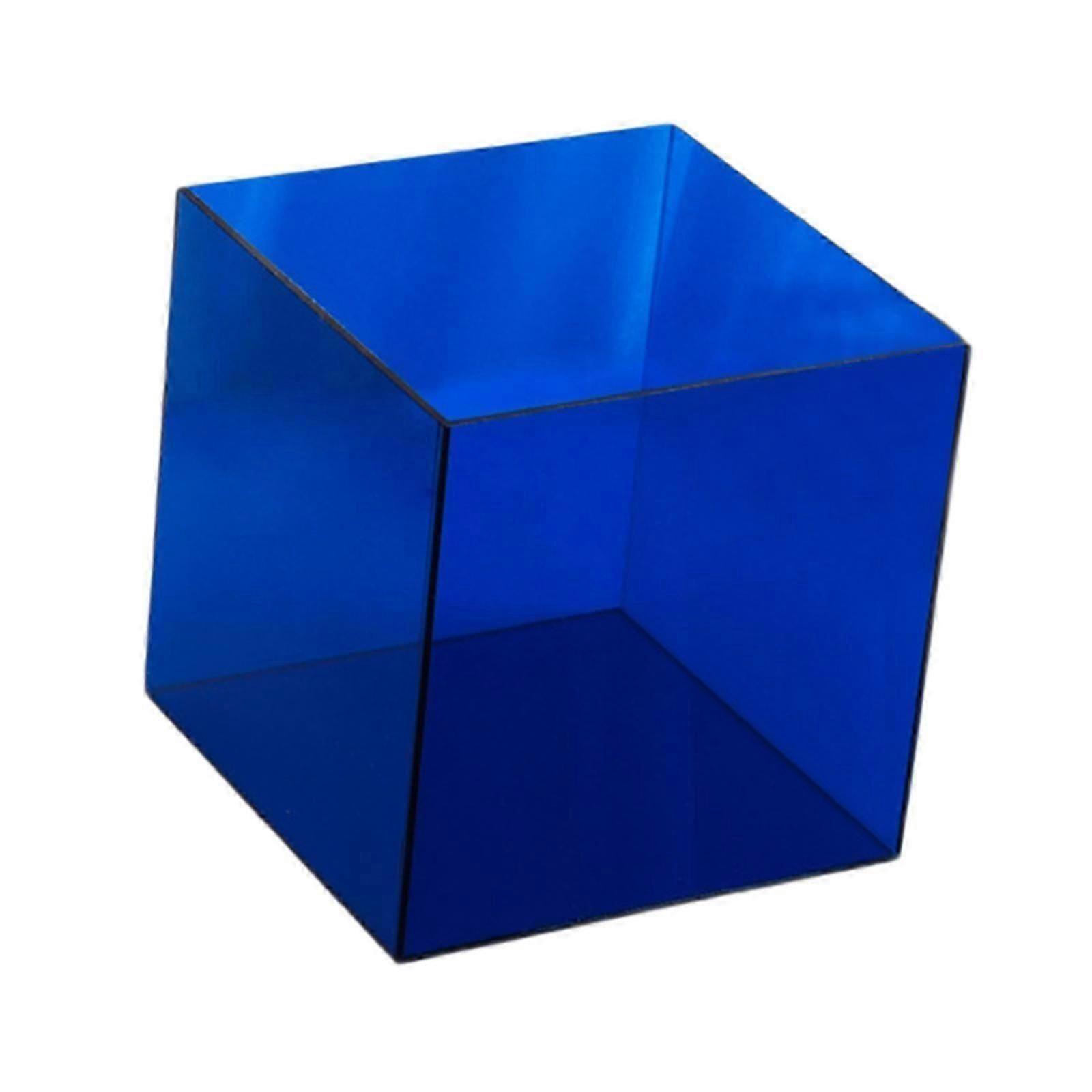 Display Case,Showcase Stackable Storage Cube Organizer Clear Storage Basket Container Storage Box Display Stand for Doll Toy