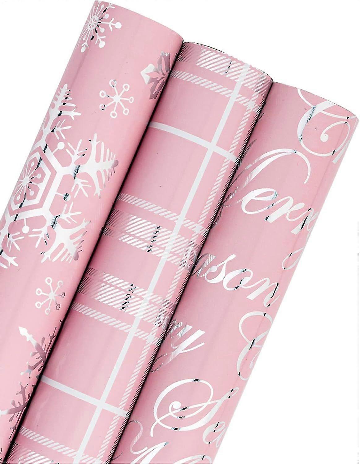 RUSPEPA Wrapping 2cm -  Plaid, "Merry Christmas" Lettering