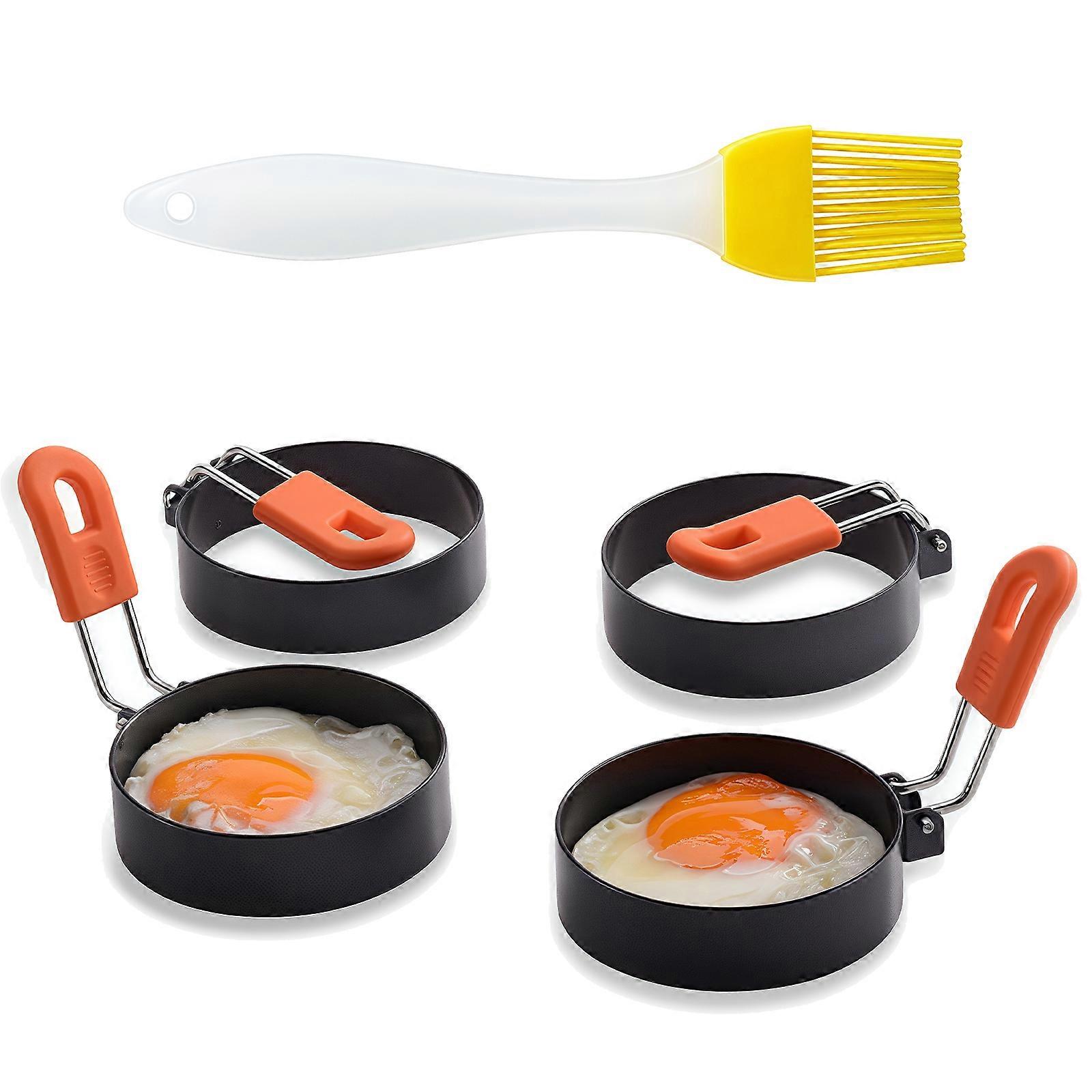 Multipurpose Round Eggs Frying Pan Nonstick And Ergonomic Handle Eggs Cooker Professional Breakfast Maker Multicolor