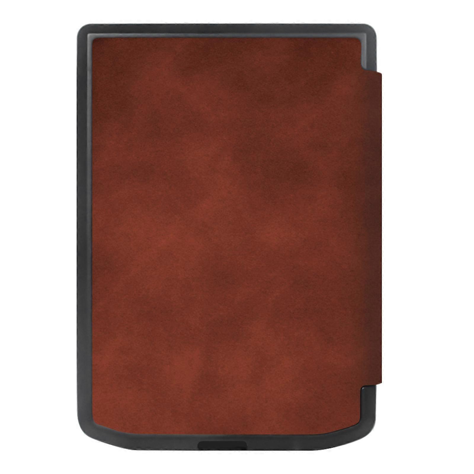 Flexible E Reader Cover Slip Texture Lightweight Construction Precise For Easy Access  brown