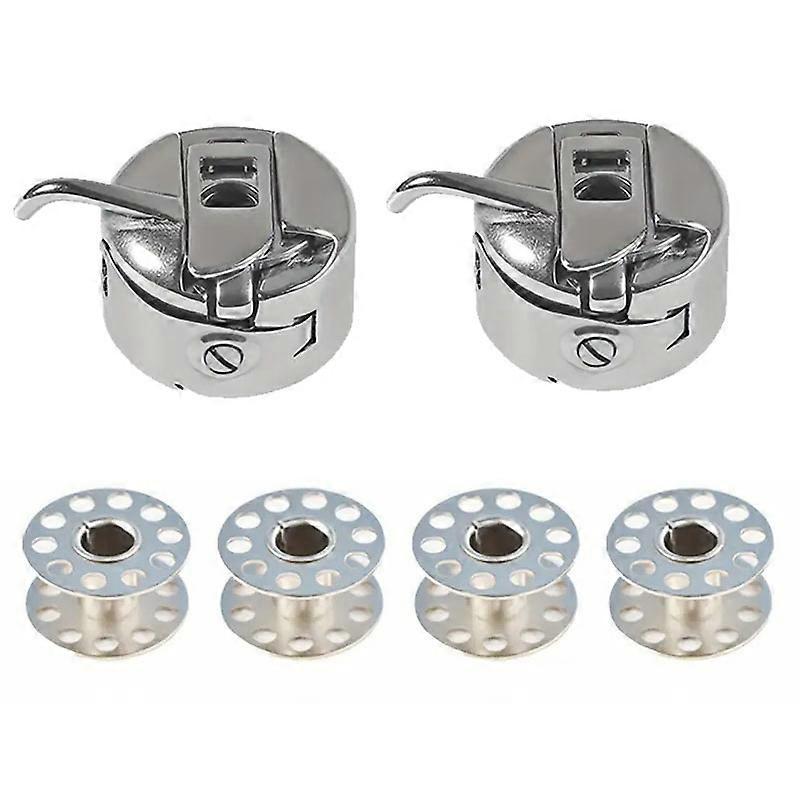 Boîtier de canettes en métal pour machine à coudre Singer, Brother et Janome, avec boîte de canette inversée en métal. Accessoires de couture pour la maison.