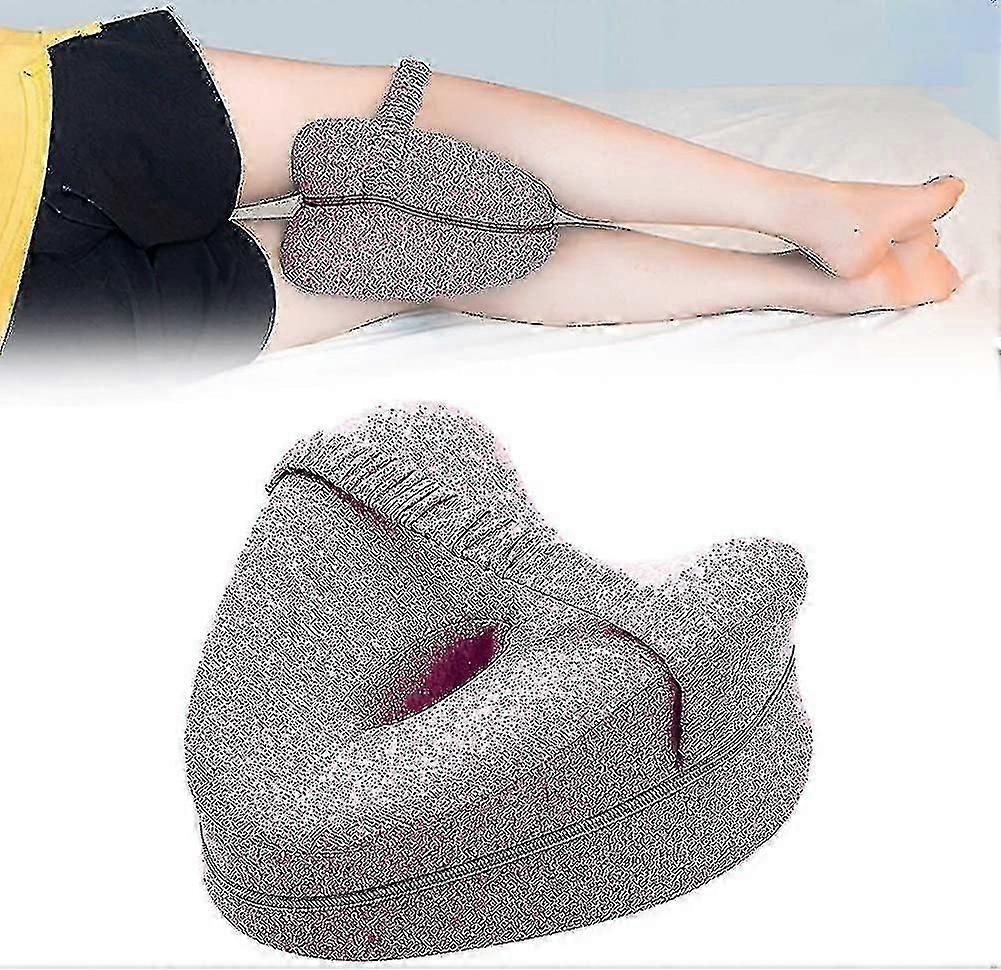 Orthopedic Memory Foam Pillow For Side Sleepers - For Knees And Back - Red