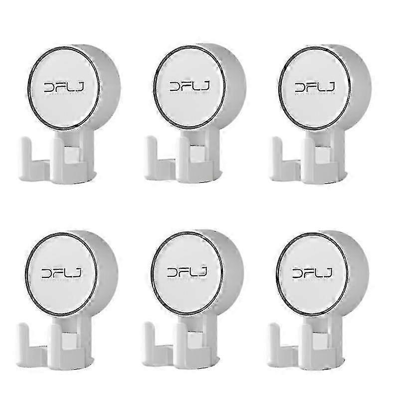 6 pcs Reusable Shower Hooks for Bathroom Fine Hook