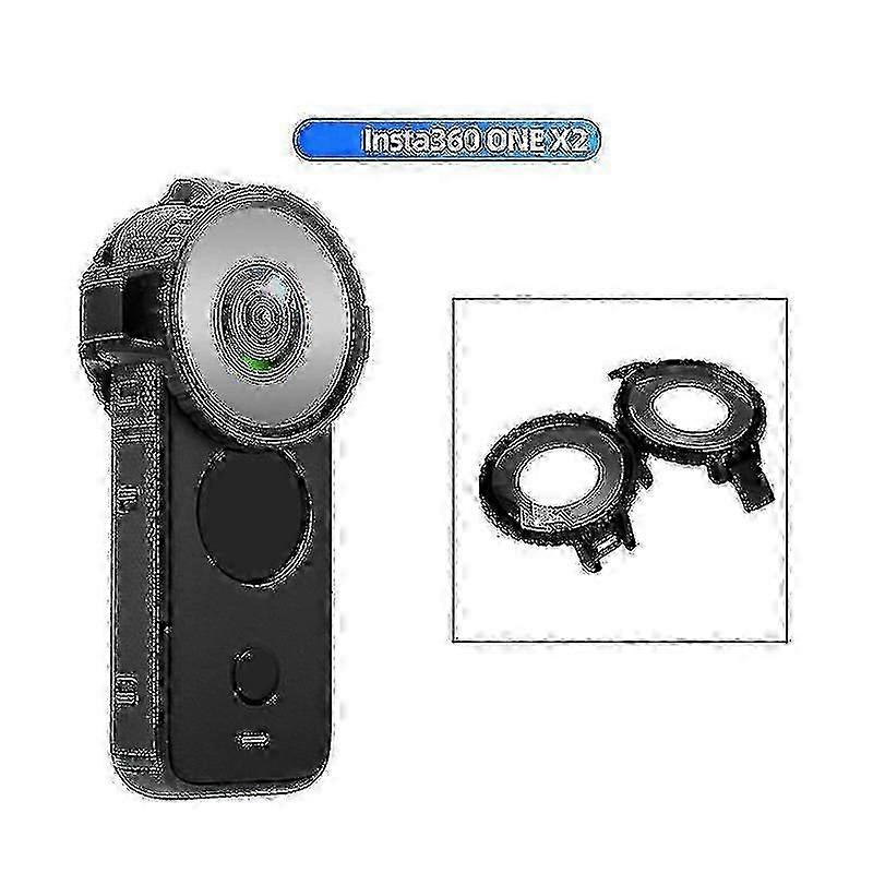 w Insta360 One X2 Dust-proof Protective Lens Scratch-resistant Panoramic Camera Lens Screen Protectors 10meters