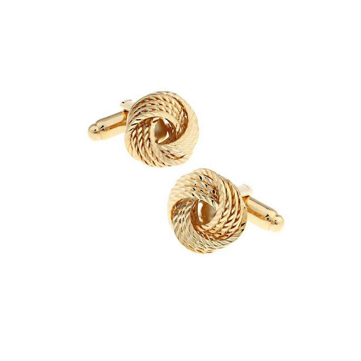 Charles William Gold Knot Premium Cufflinks 