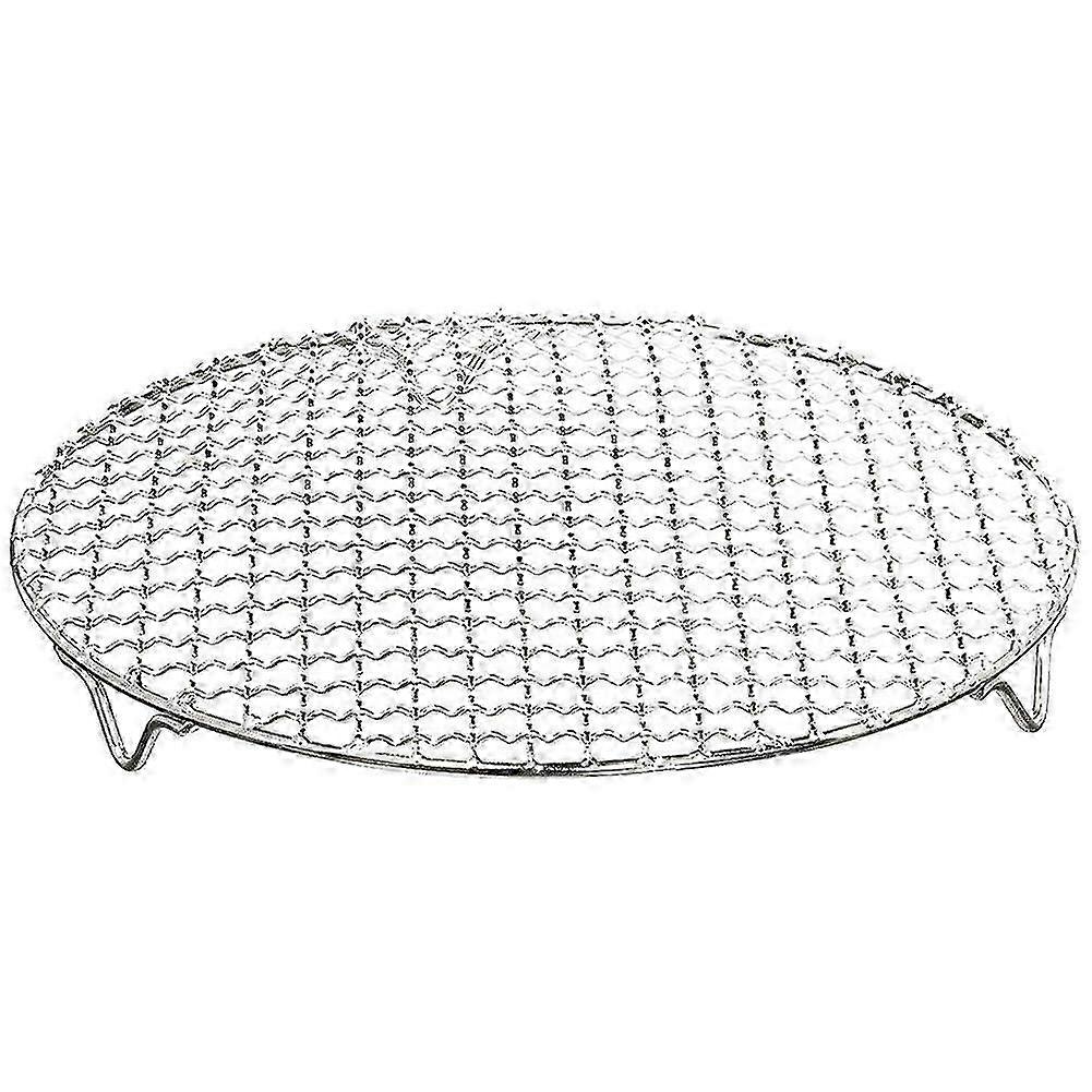 Stainless Steel Round BBQ Grill & Steaming Rack, Durable Kitchen Mesh