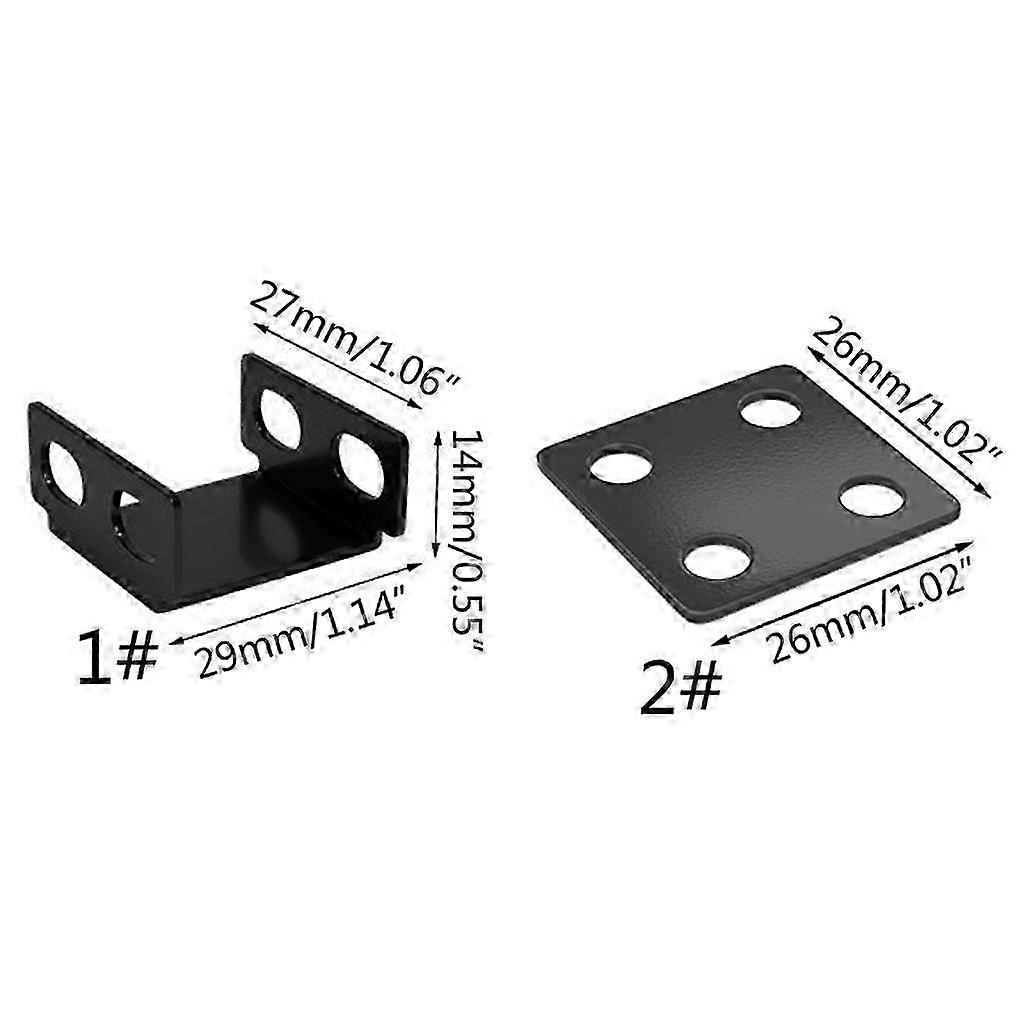 Buckle C-shaped Parallel Bracket 12cm-14cm Chassis Fans Fixing Connection Rack