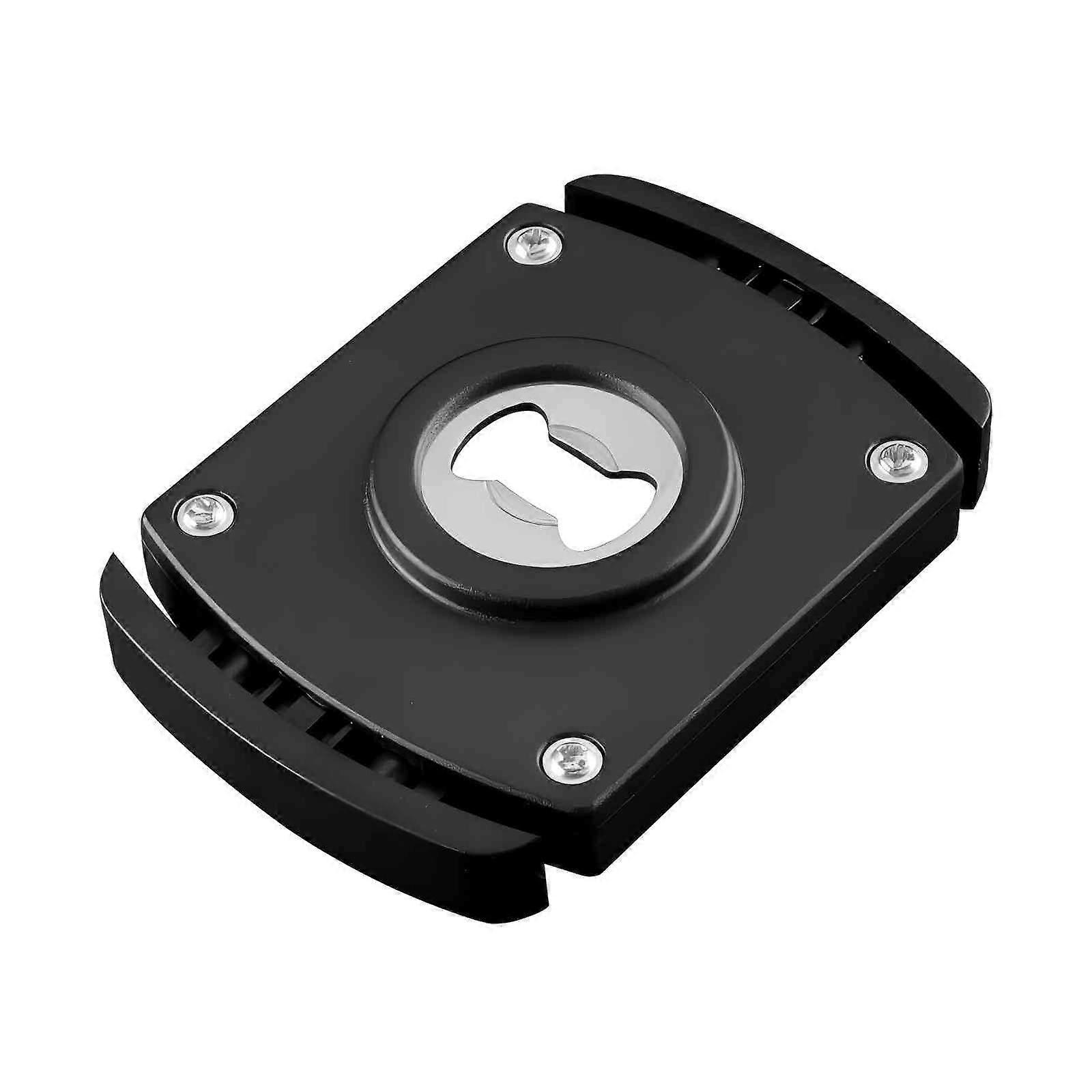 Handheld Safety Can  Remover for 819 Oz Aluminum Cans with Smooth Edge and Bottle Opener (Black)