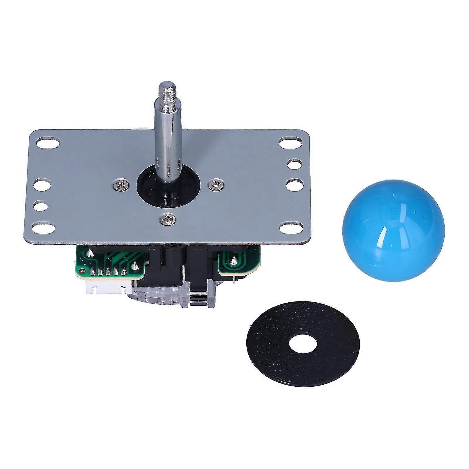 Arcade Joystick Classic 5 Pin 8 Ways Arcade Joystick Replacement Parts for Xbox 360 for PS2 for PS3Blue