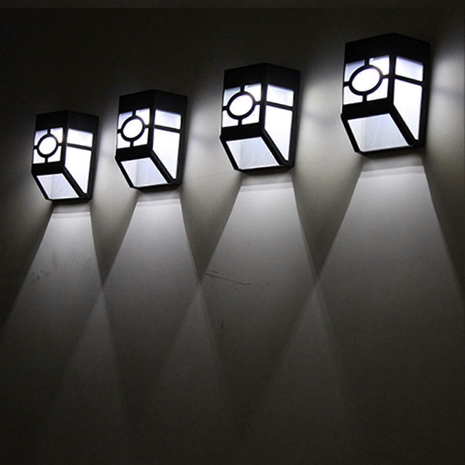 Solar Garden Lights IP65 Waterproof LED Pathway Lights with Automatic Sensor for Yard and Fence