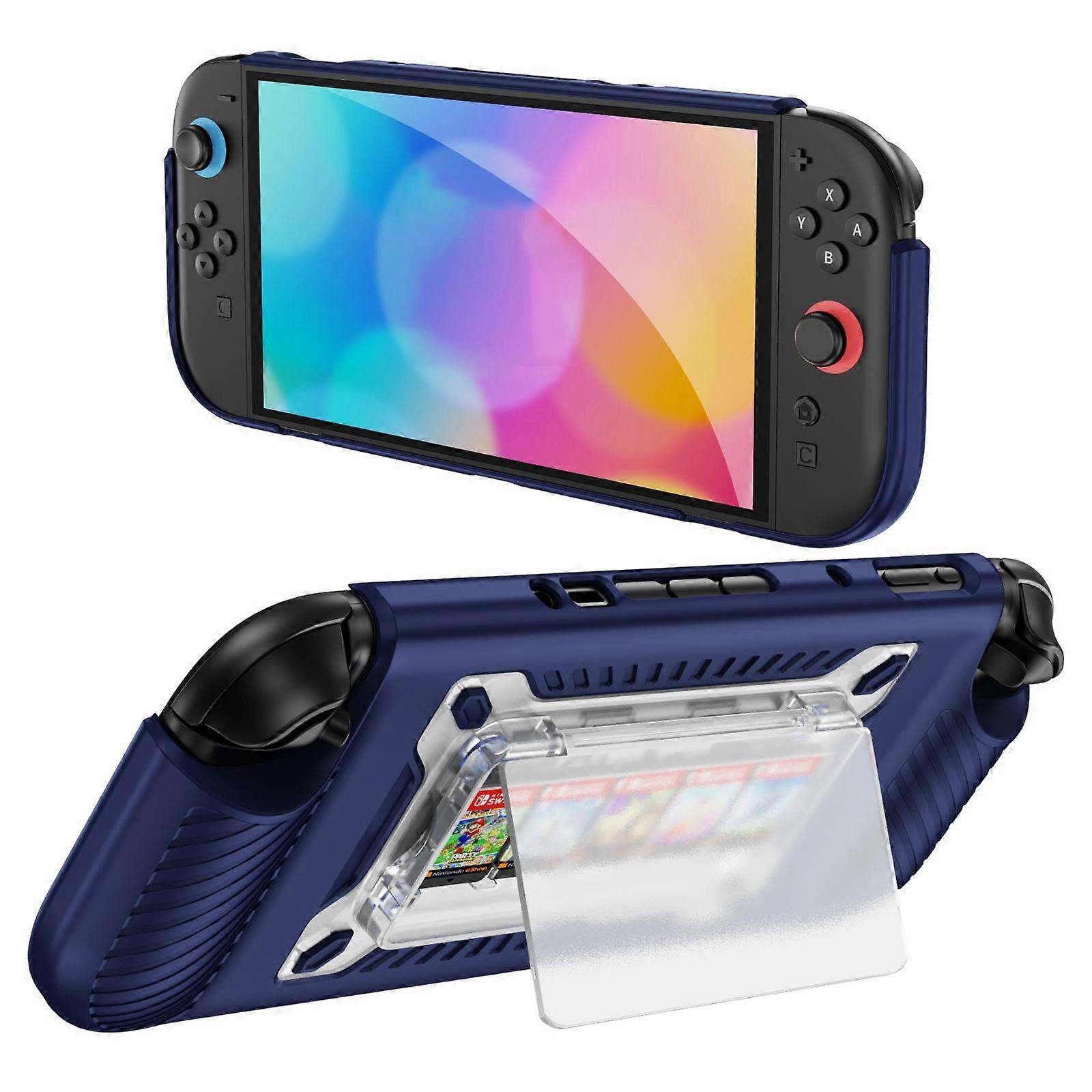 Anti-slip Textured TPU Hybrid PC Gaming Console Protective Case with Card Slot For Nintendo Switch 2