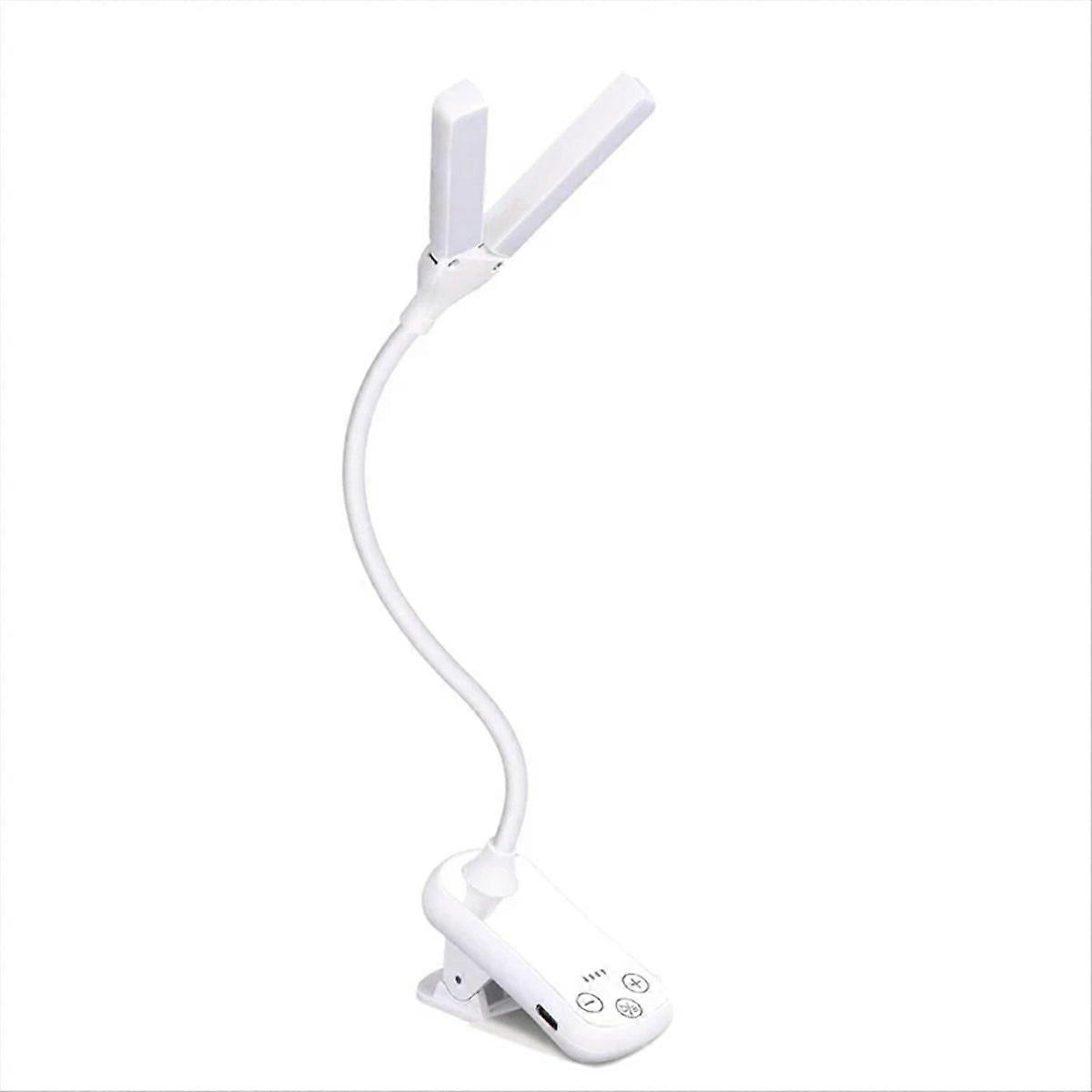 Dual Heads 14 LED Touch Control Reading Light,B