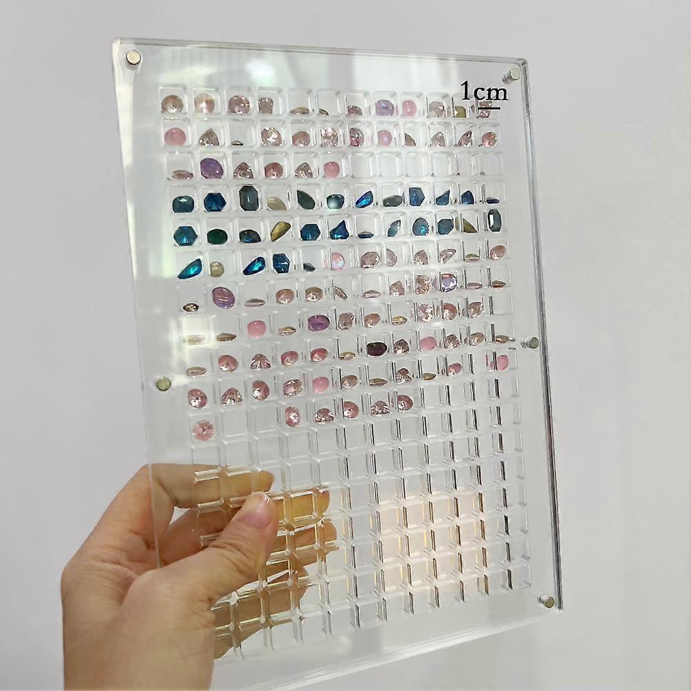 Acrylic Magnetic Seashell Display Box Seashells Stones Beads Storage Ture G8S2