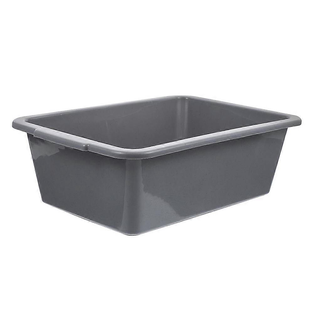 Rectangular Plastic Bus Tub Utility Box for Storage Use Commercial Grey Tote