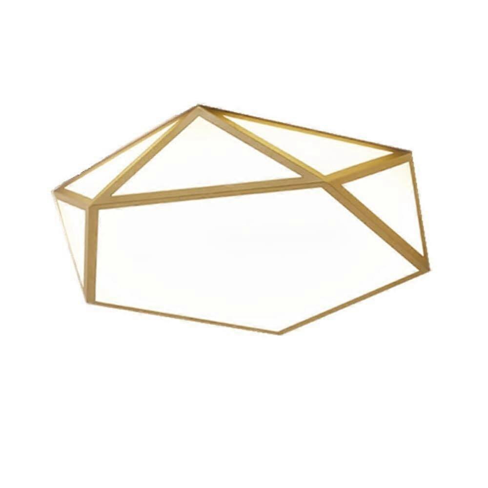 Modern Geometric LED Ceiling Light 6000K No Flicker Eye Protection Slim Flush Mount for Commercial