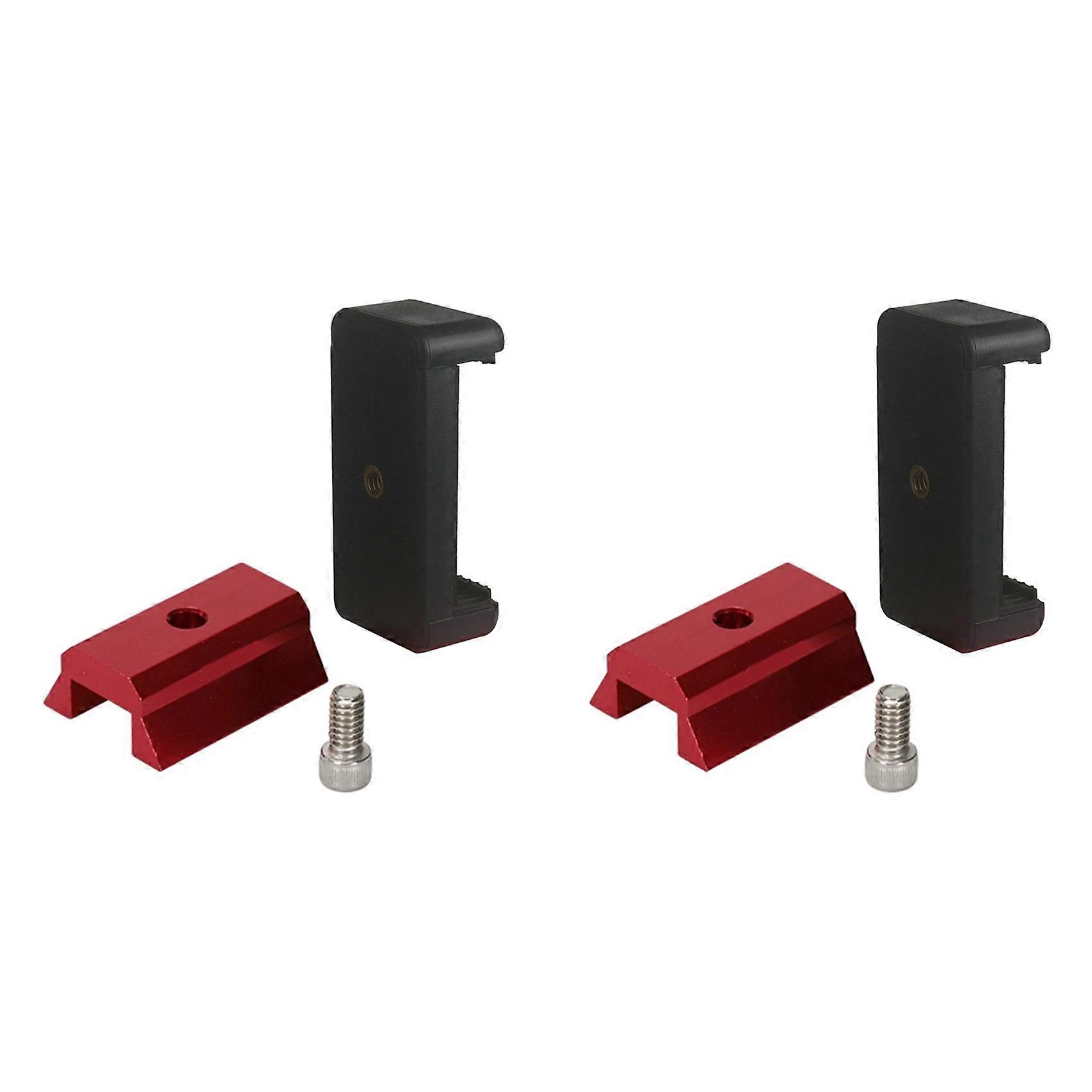 2X Telescope Dovetail Smartphone Adapter Metal for Finder Scope Dovetail Base Fixed Phone Mounting Bracket