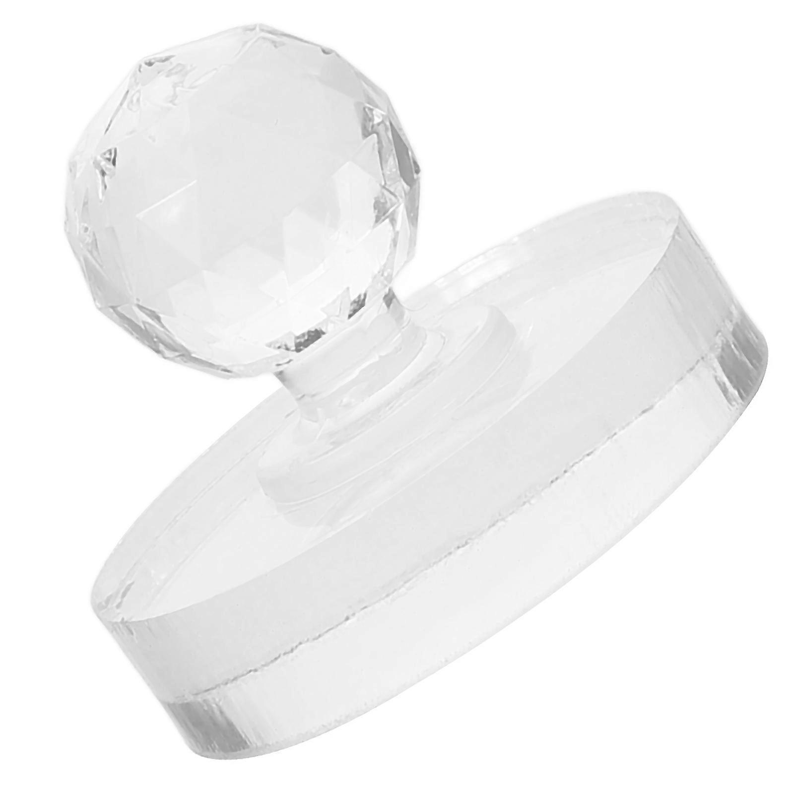 Eyeshadow Dispensing Press Tool for Makeup Use Acrylic Transparent Stamper