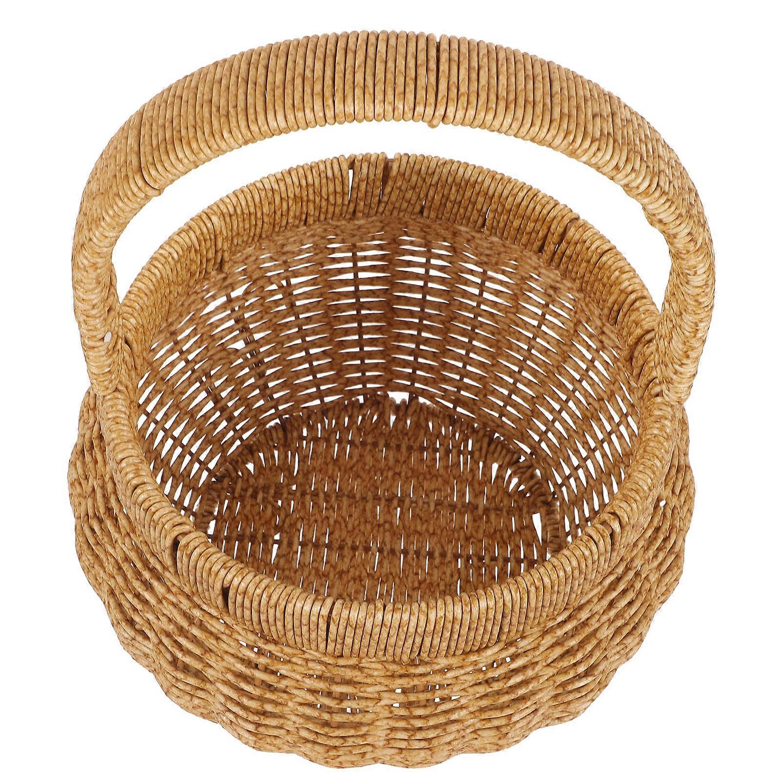 Household Egg Basket Multi-Function Flower Arrangement Basket 2Pcs