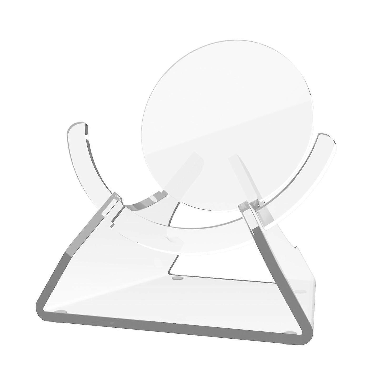 Acrylic Desktop Stand For Nest Speakers Google Nest Compatible With Anti Slip Base And Cable Management Transparent
