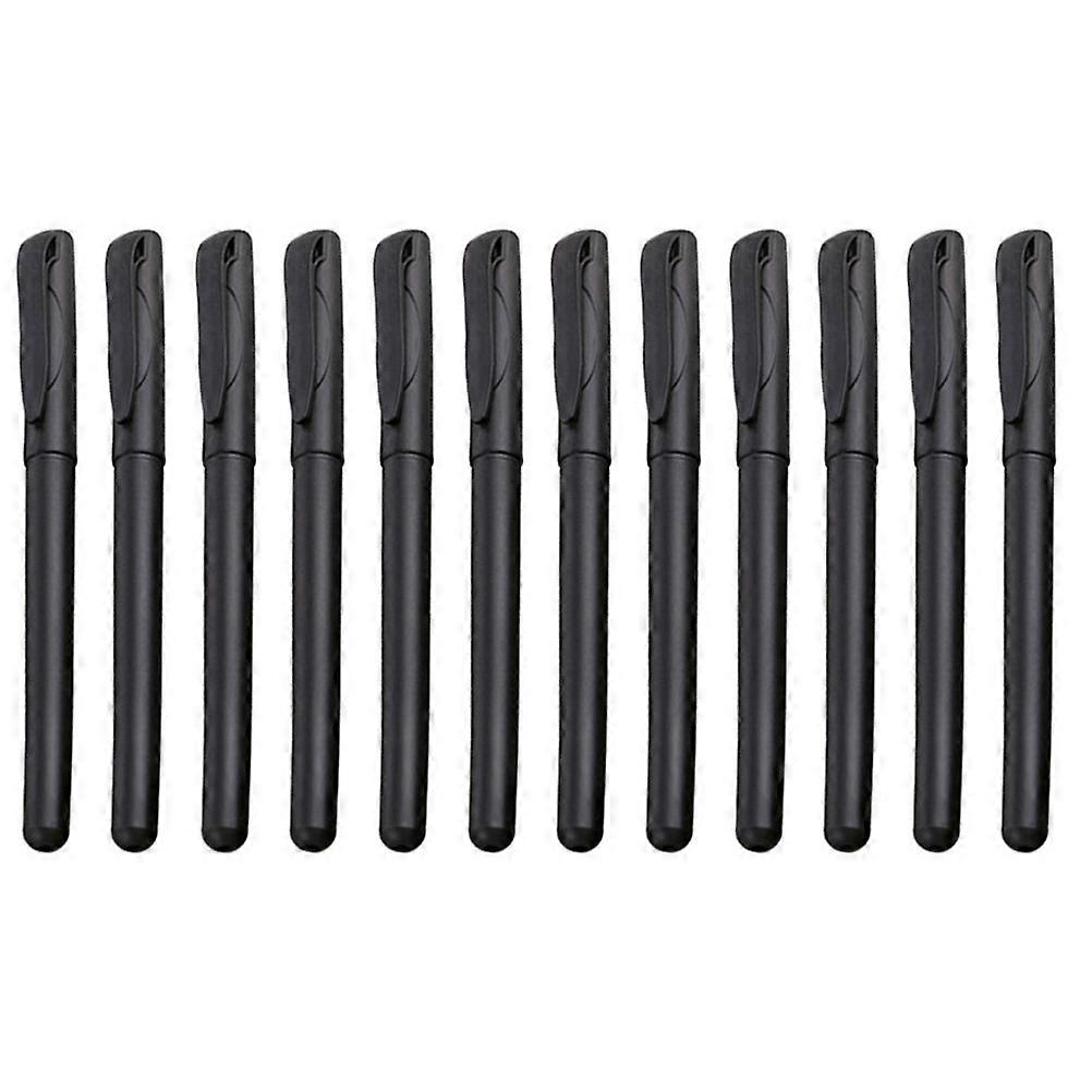 100pcs Durable Gel Pen Empty Pen-holders Pen Shells for Students (Black)