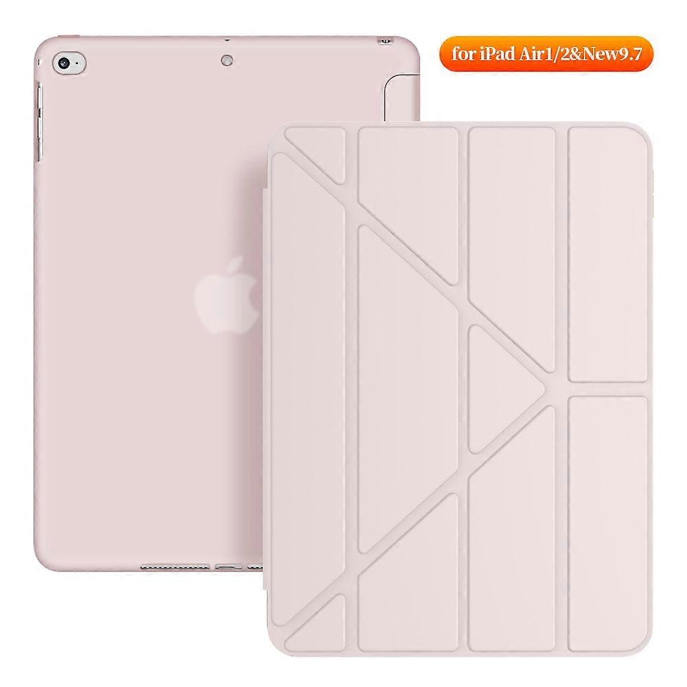 Stylish Case For Ipad Air 2 Light Pink Transformers Leather
