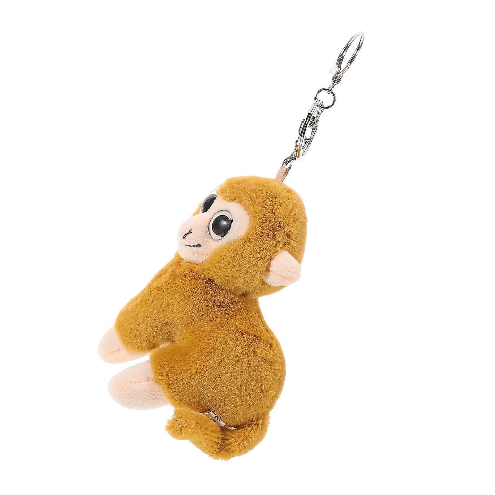 Monkey Keychain Plush Adorable Small Stuffed Animal for Decoration