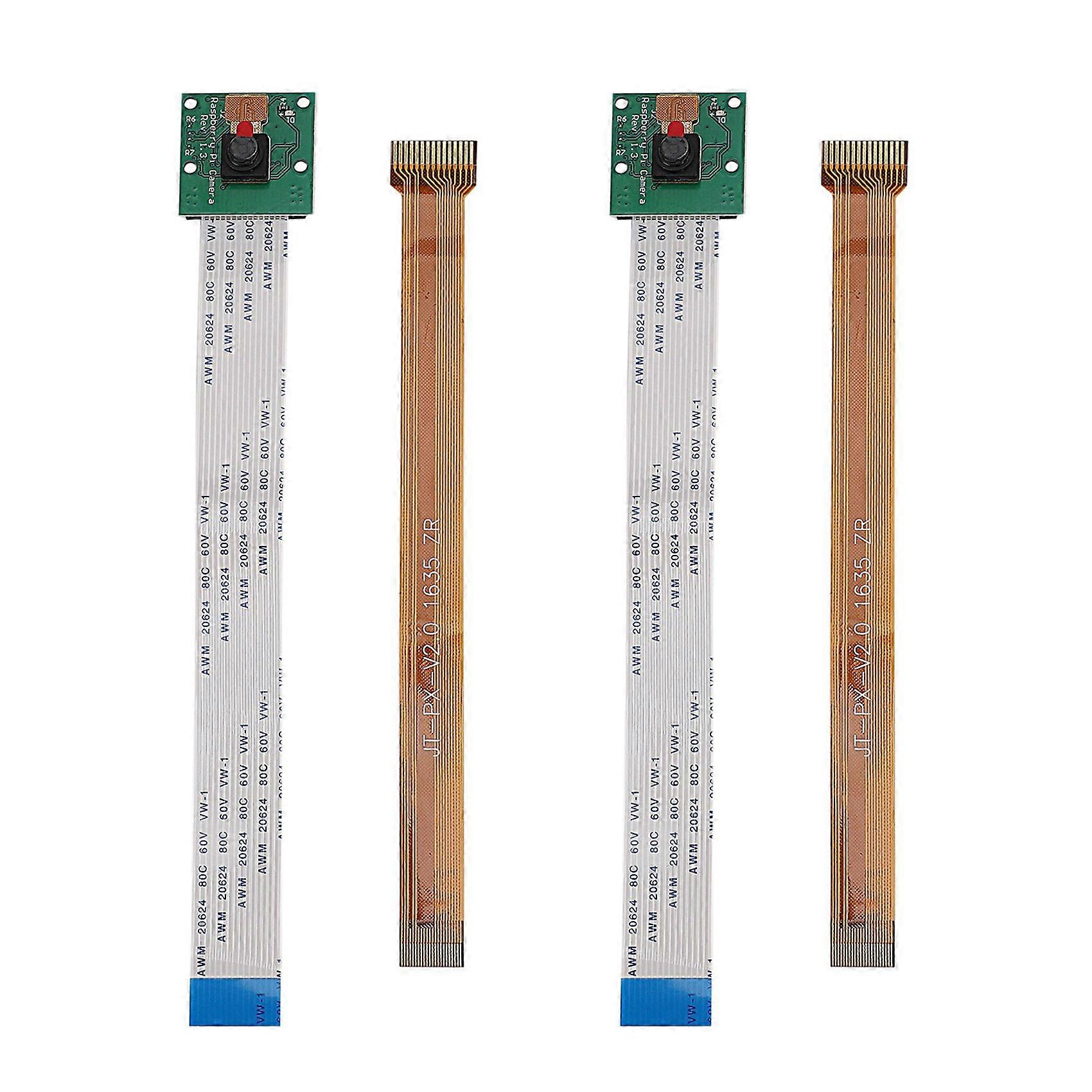2X Camera Module Board 5MP Webcam for Raspberry Pi Zero with Zero/ Raspberry Pi 3 Model B /4B